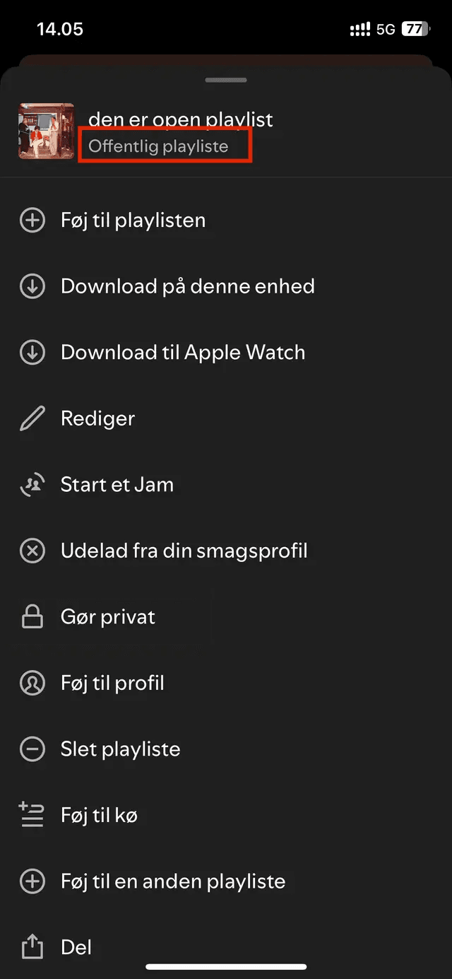 Spillelisten er klar